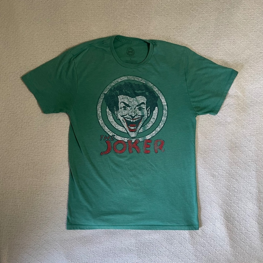 Vintage DC Comics Joker T-shirt. Green.